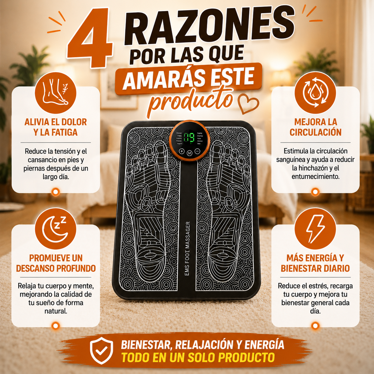 RelaxStep™ – Estimulación inteligente que elimina el cansancio y mejora tu bienestar diario