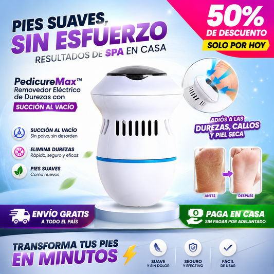 PedicureMax™ – Removedor Eléctrico de Durezas con Succión al Vacío