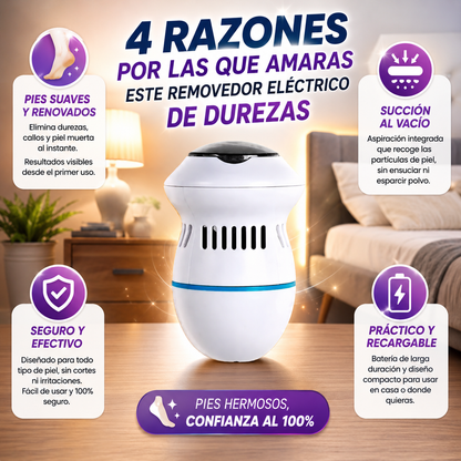PedicureMax™ – Removedor Eléctrico de Durezas con Succión al Vacío