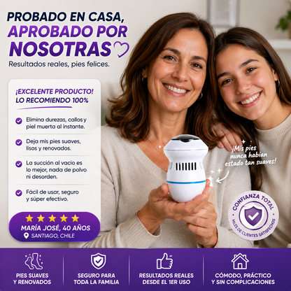 PedicureMax™ – Removedor Eléctrico de Durezas con Succión al Vacío
