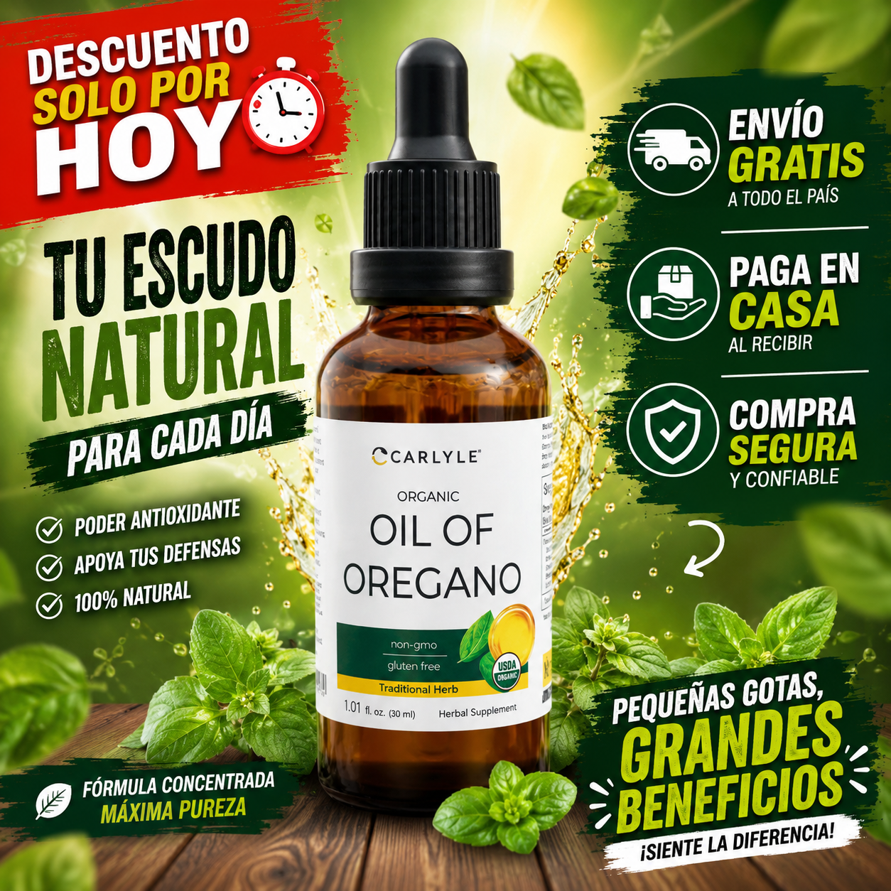 OregaPure™ – Inmunidad Natural, Potencia Orgánica, Bienestar Garantizado