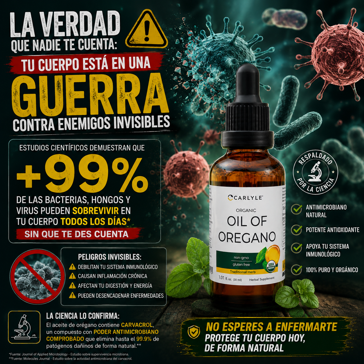 OregaPure™ – Inmunidad Natural, Potencia Orgánica, Bienestar Garantizado