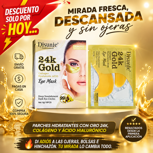 GlowPatch Pro™ – Parches Oculares con Colágeno y Ácido Hialurónico para Eliminar Ojeras y Bolsas, Piel Visiblemente Renovada