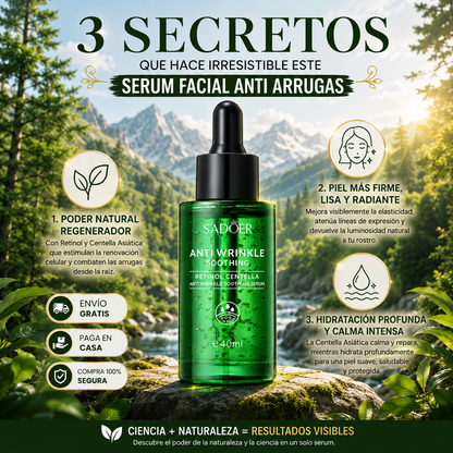 RevivCell™ – Sérum Anti-Edad con Retinol & Centella Asiática, Borra Arrugas, Hidrata y Reafirma la Piel